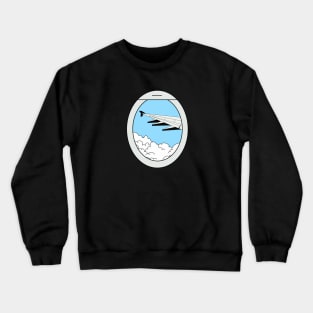 Window airplane Crewneck Sweatshirt